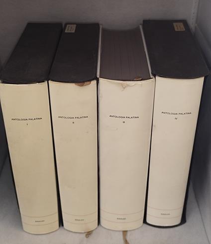 Antologia Palatina 4 volumi Einaudi i Millenni - copertina
