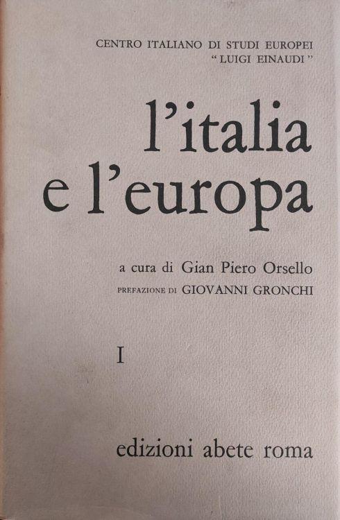 L' Italia E L' Europa - Gian Piero Orsello - copertina