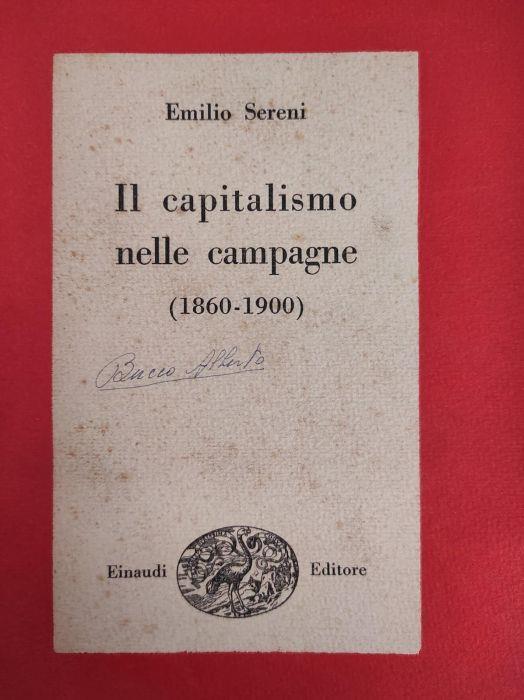 Il Capitalismo Nelle Campagne (1860 - 1900) - Emilio Sereni - copertina