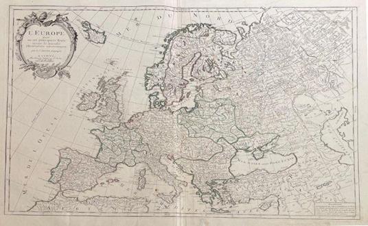 L' Europe Divisee En Ses Principaux Etats Suivant Les Nouvelles Observations Astronomiques - Paolo Santini - copertina