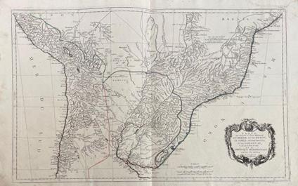 Carte Qui Represente La Partie Meridionale Du Bresil Et Du Perou, Le Chili Septentrional, Et Le Paraguay - Paolo Santini - copertina