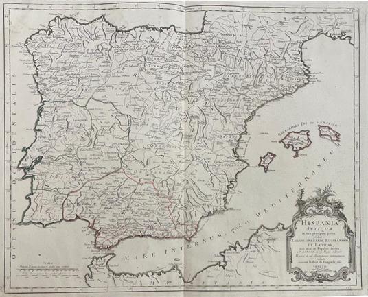 Lotto di 5 mappe: LES ROYAUMES D'ESPAGNE ET DE PORTUGAL DIVIDES PAR GRANDES PROVINCES - Paolo Santini - 2
