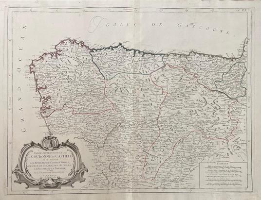 Lotto di 5 mappe: LES ROYAUMES D'ESPAGNE ET DE PORTUGAL DIVIDES PAR GRANDES PROVINCES - Paolo Santini - 5