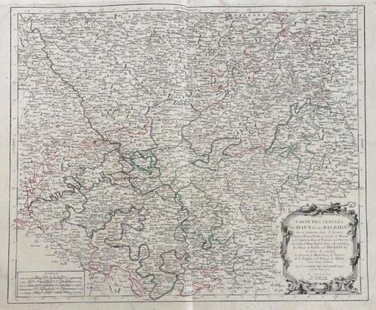 Lotto di 14 mappe: CARTE DU GOUVERNEMENT DE L'ISLE DE FRANCE - Paolo Santini - copertina
