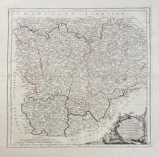Lotto di 14 mappe: CARTE DU GOUVERNEMENT DE L'ISLE DE FRANCE - Paolo Santini - 6