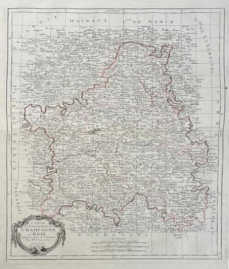 Lotto di 14 mappe: CARTE DU GOUVERNEMENT DE L'ISLE DE FRANCE - Paolo Santini - 9