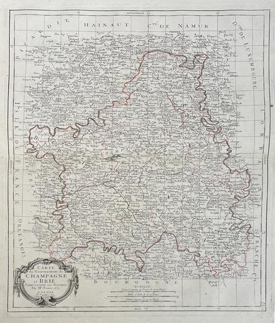Lotto di 14 mappe: CARTE DU GOUVERNEMENT DE L'ISLE DE FRANCE - Paolo Santini - 9