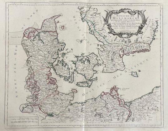 Royaume De Danemarck Qui Comprend Le Nort-Jutland Divise' En Ses Quatre Dioceses, Le Sud-Jutland Divise' En Ses Deux Duches, De Sleswick Et De Holstein, Et Les Isles De Fionie, Selande, Laland &C - Paolo Santini - copertina
