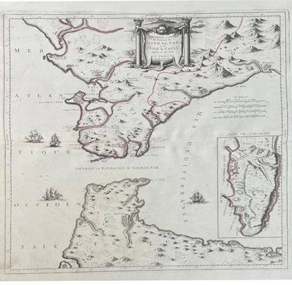 Nouvelle Carte De Detroit De Gibraltar Et De L'Isle De Cadix - Paolo Santini - copertina