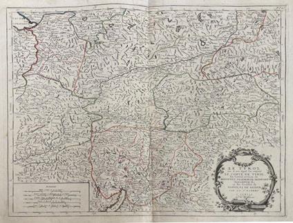 LE Tyrol Sous Le Nom Duquel L'On Comprend Le Comte' De Tyrol, Les Comtes Annexes De Bregentz, Feldkirck, Monfort, Pludentz, &C. Et Les Eveches De Trente, Et De Brixen - Paolo Santini - copertina