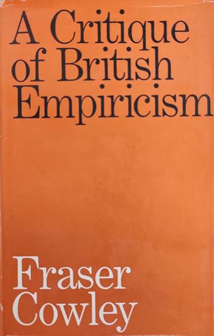 A Critique Of British Empiricism - copertina