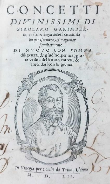 Concetti Divinissimi Di Girolamo Garimberto - copertina