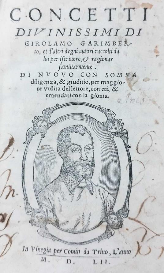 Concetti Divinissimi Di Girolamo Garimberto - copertina