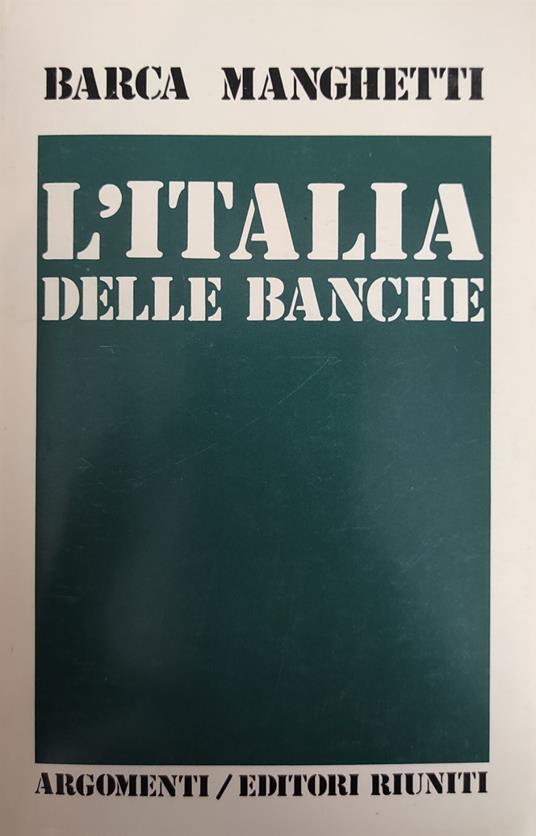 L' Italia Delle Banche - copertina