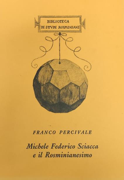 Michele Federico Sciacca E Il Rosminianesimo - copertina