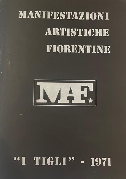 Manifestazioni Artistiche Fiorentine - copertina