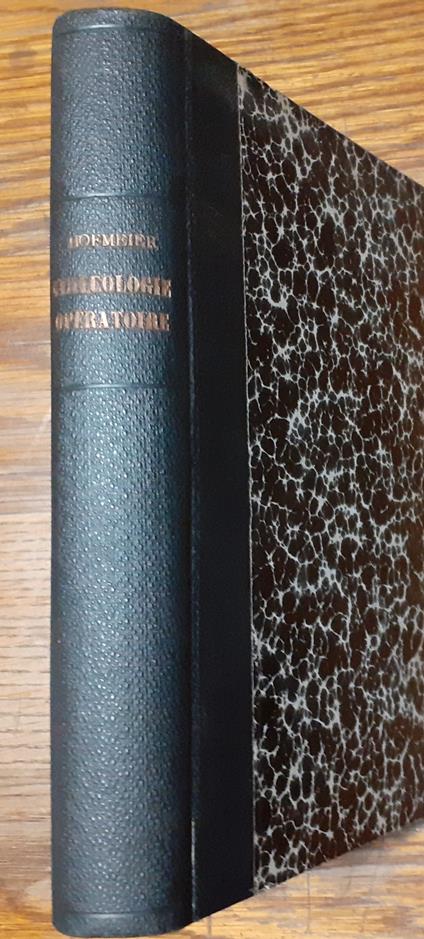 Manuel de Gynécologie Opératoire Paris 1889 - copertina