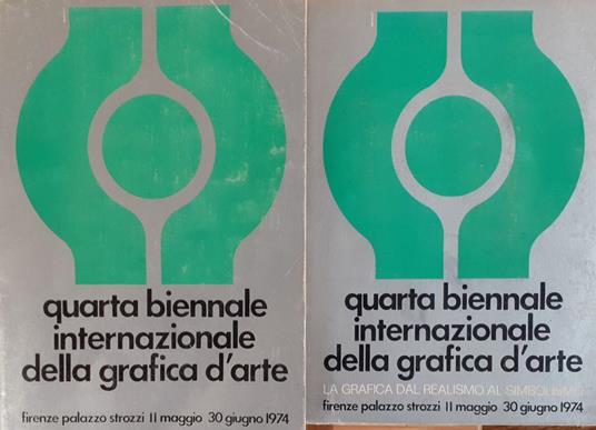 Due volumi Quarta biennale della grafica d'arte Firenze 1974 - copertina