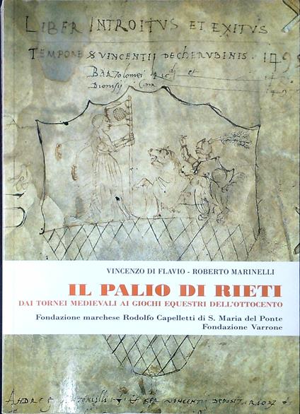 Il Palio di Rieti : dai tornei medievali ai giochi equestri dell'Ottocento - copertina