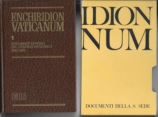 Enchiridion Vaticanum Documenti Ufficiali Del Concilio Vaticano Ii 1962 1965 - copertina