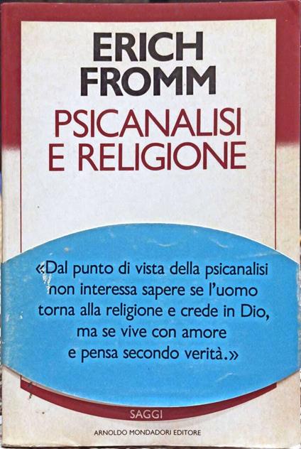 Psicanalisi e religione - Erich Fromm - copertina
