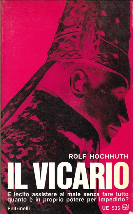 Il Vicario - Rolf Hochhuth - copertina