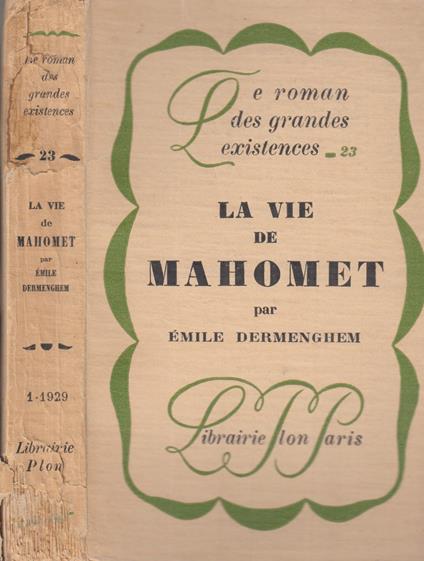 La vie de Mahomet - Emile Dermenghem - copertina