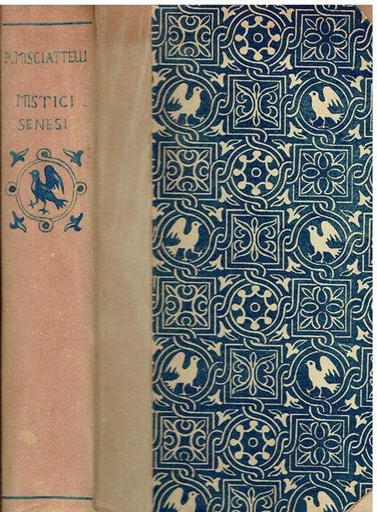 Mistici senesi - Piero Misciattelli - copertina