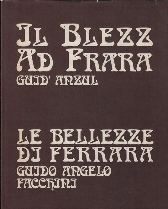 Il blezz ad Frara - copertina