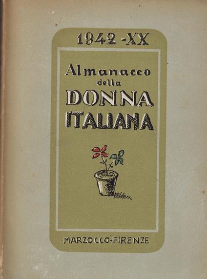 Almanacco della donna italiana 1942 - XX - Margherita Cattaneo - copertina