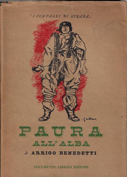 Paura all'alba - Arrigo Benedetti - copertina