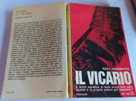 Il vicario - Rolf Hochhuth - copertina