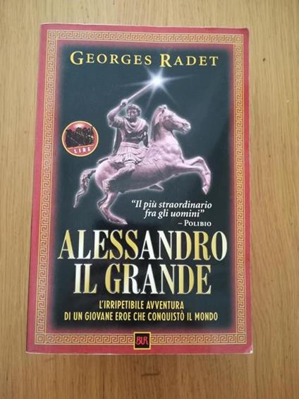 Alessandro il Grande - Georges Radet - copertina