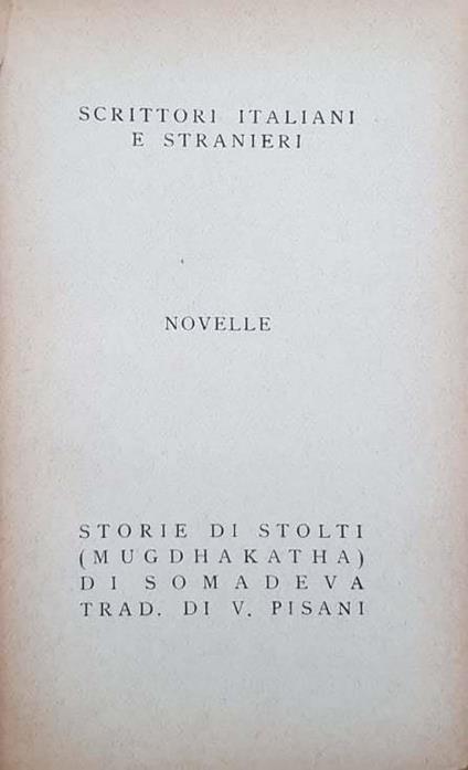 Novelle - copertina