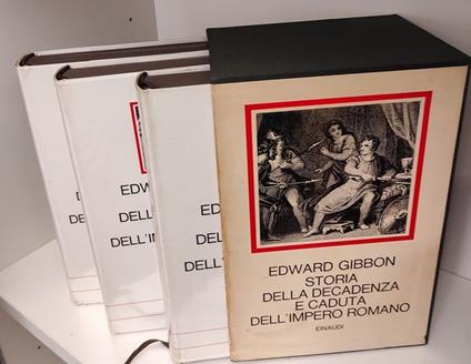 Storia della decadenza e caduta dell'Impero romano, traduzione di Giuseppe Frizzi con un saggio di Arnaldo Momigliano - Edward Gibbon - copertina