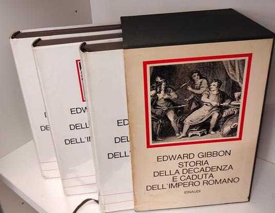 Storia della decadenza e caduta dell'Impero romano, traduzione di Giuseppe Frizzi con un saggio di Arnaldo Momigliano - Edward Gibbon - copertina