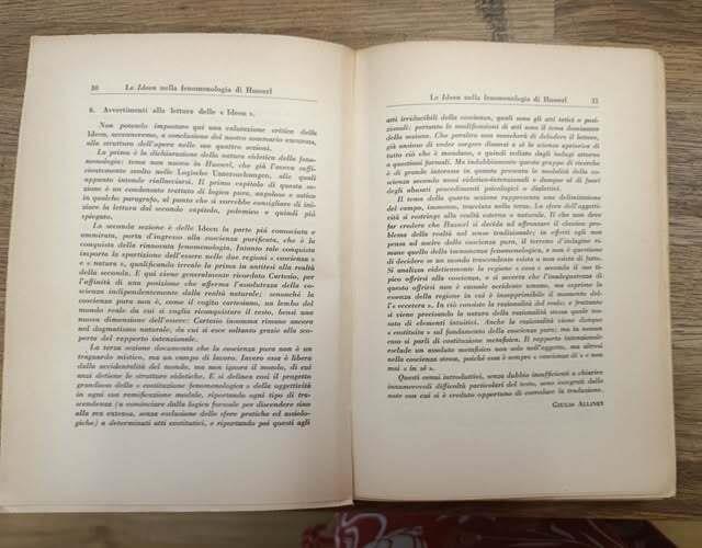 Idee per una fenomenologia pura e una filosofia fenomenologica
