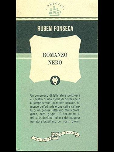 Romanzo nero - Rubem Fonseca - copertina