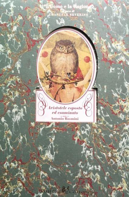 Aristotele esposto ed esaminato - Antonio Rosmini - copertina