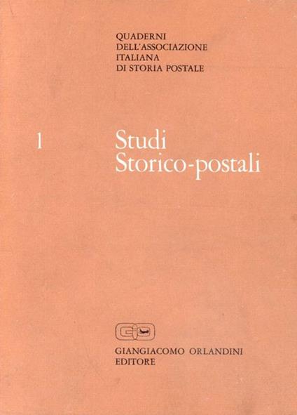 Studi Storico Postali. 1 (1974) - copertina