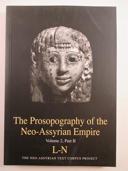Prosopography of the Neo-Assyrian Empire: L - N: 2 - copertina