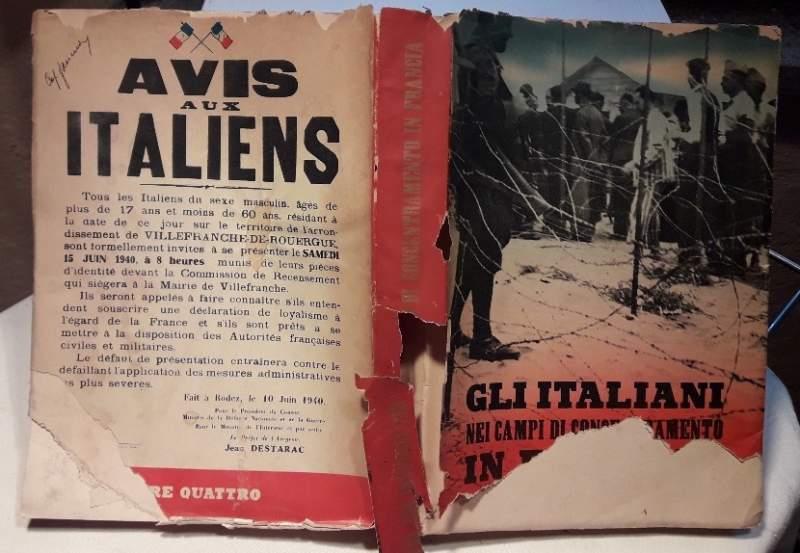 Gli Italiani Nei Campi Di Concentramento In Francia-Documenti E Testimonianze( 1940)
