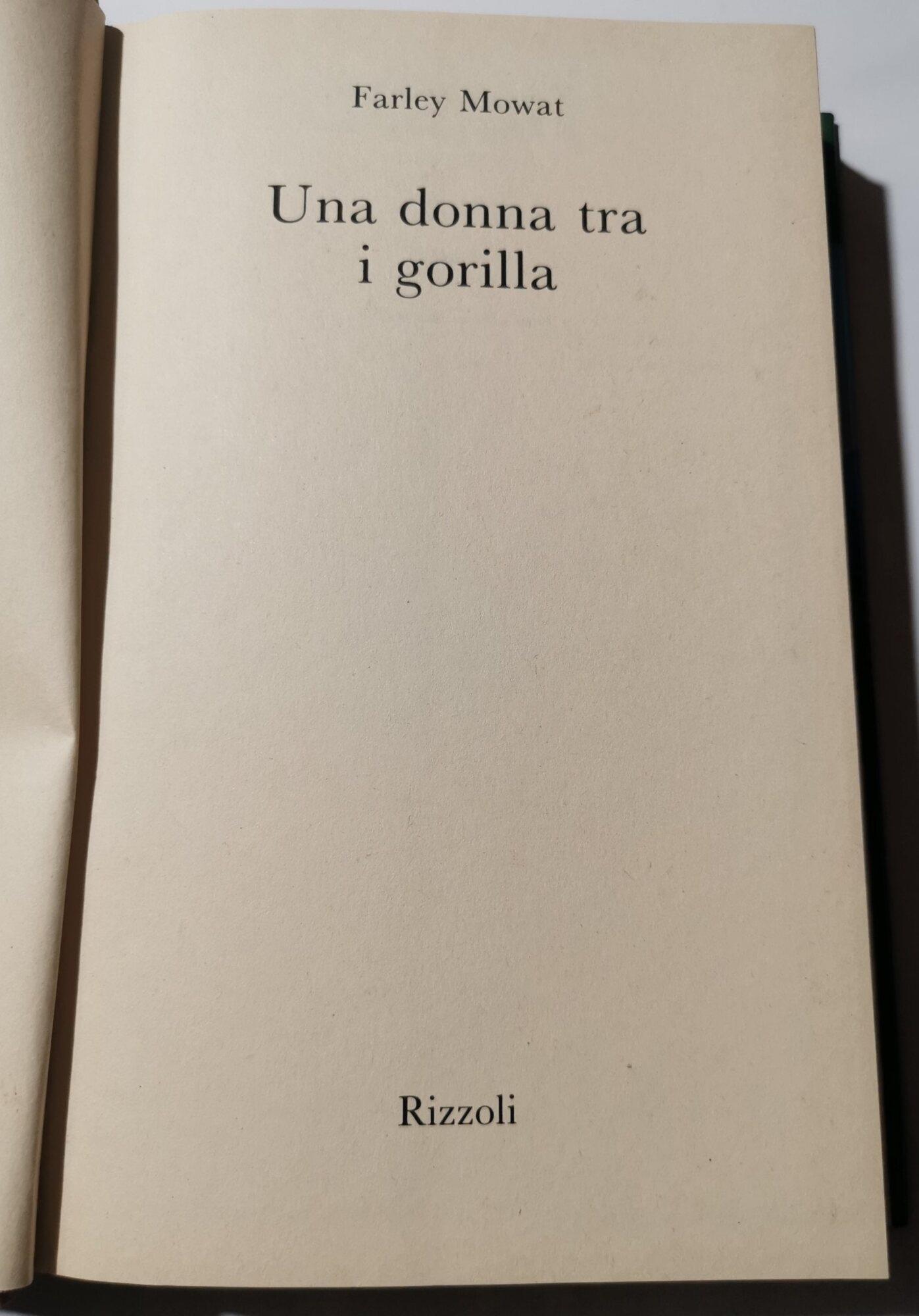 Una donna tra i gorilla