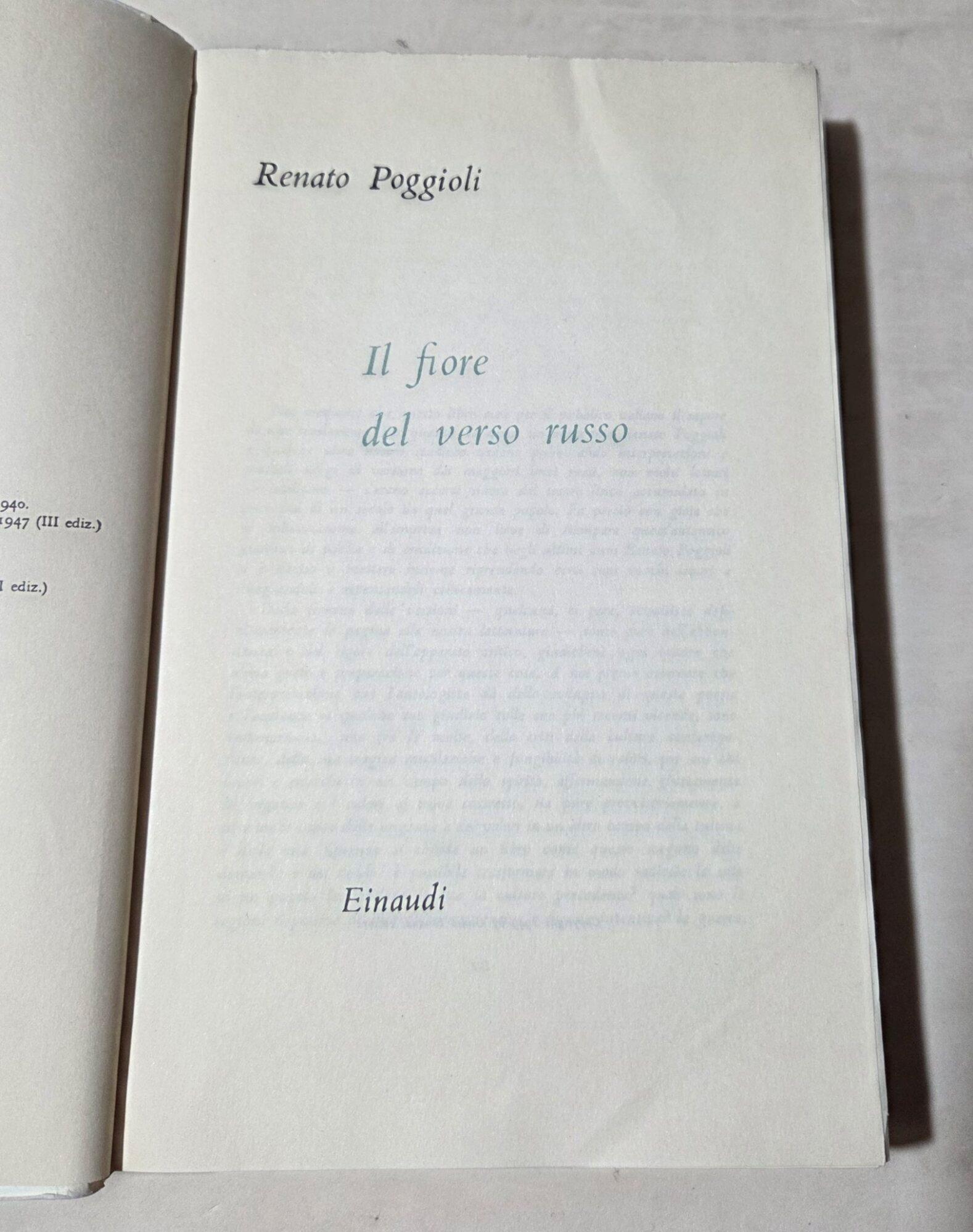 Il fiore del verso russo