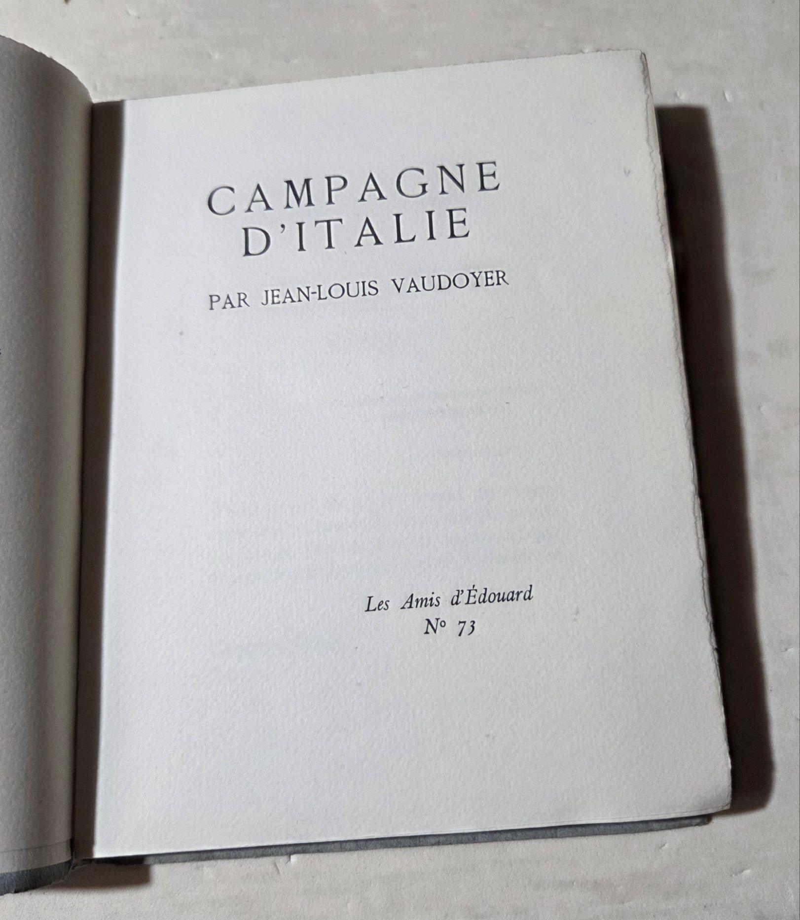 Campagne d'Italie