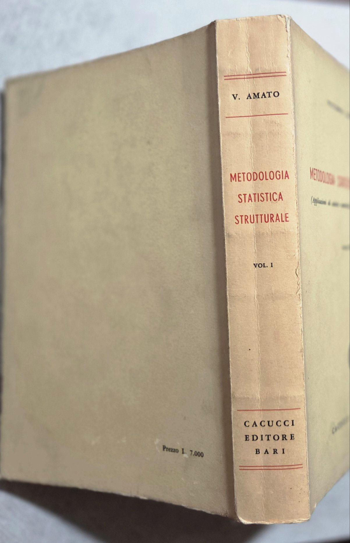 Metodologia statistica strutturale - Vol. Ì