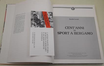 Cent'anni di sport a Bergamo - copertina