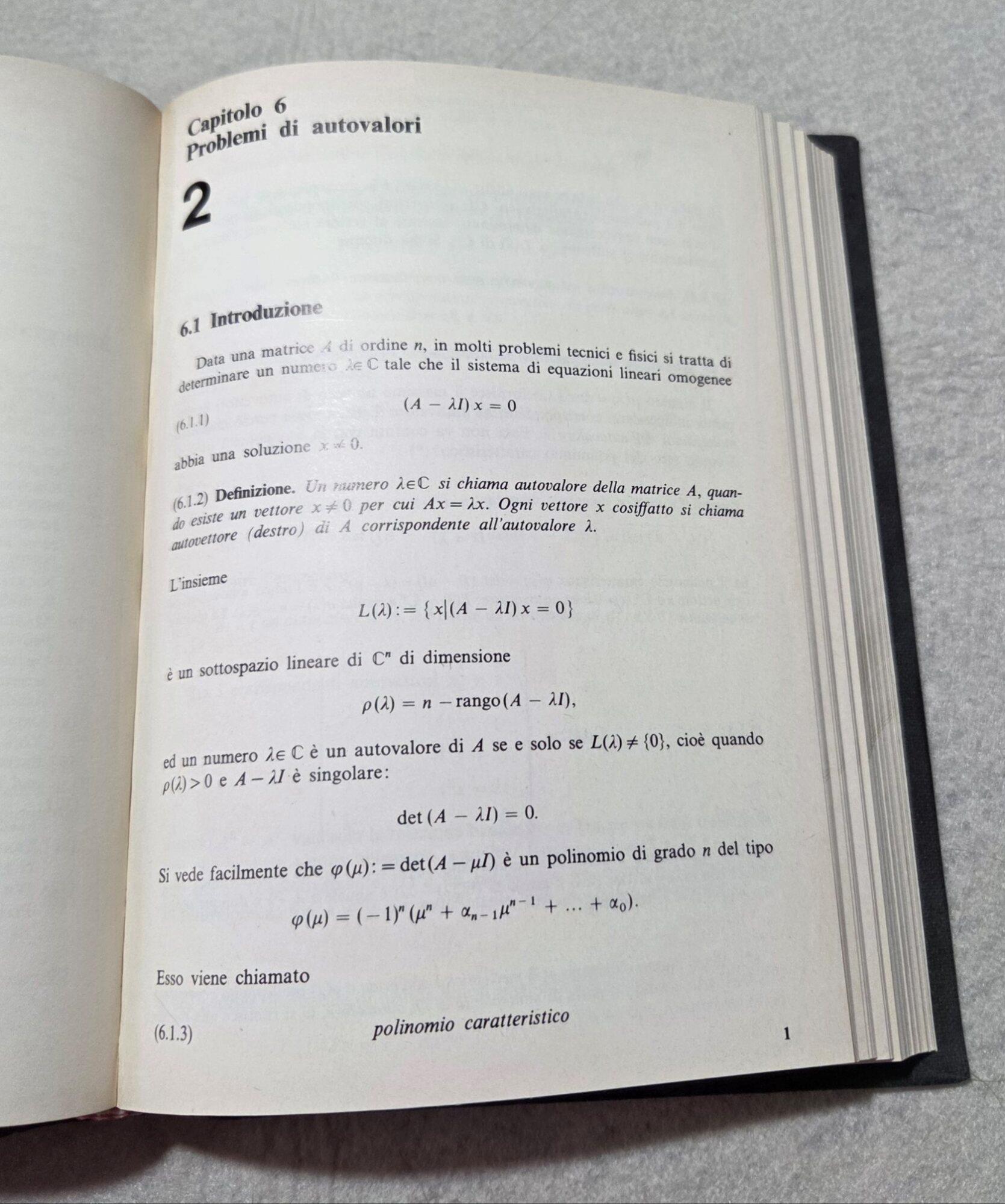 Introduzione all'analisi numerica - 1 e 2