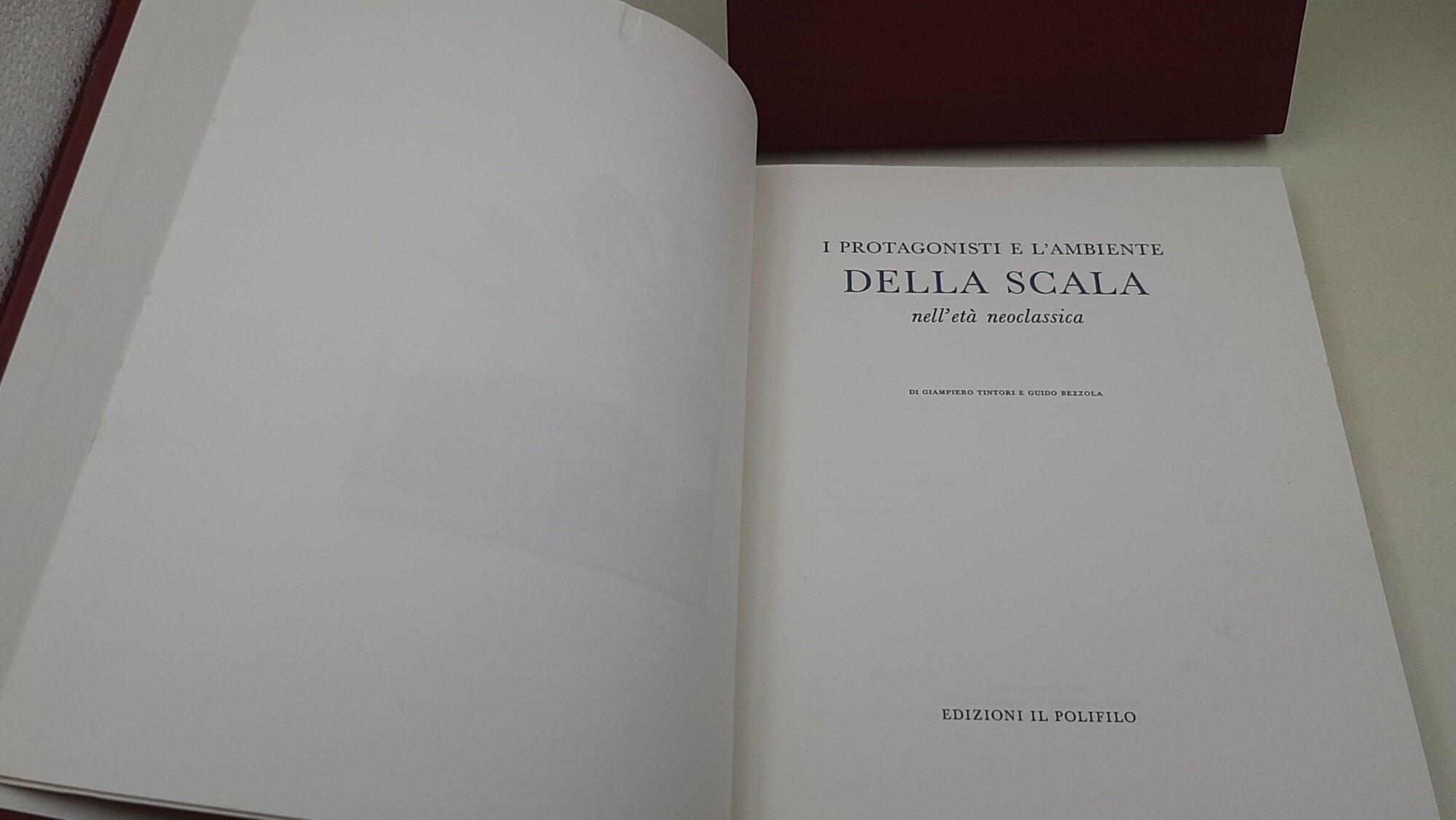 I protagonisti e l'ambiente della Scala nell'eta' neoclassica
