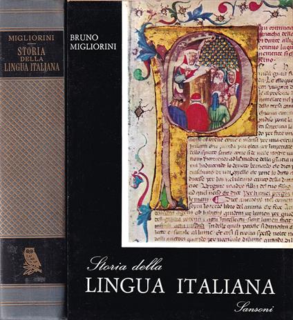 Storia della Lingua Italiana - Bruno Migliorini - copertina